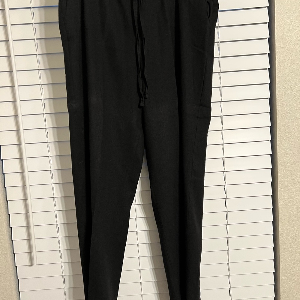 Classic Black Women's Straight Leg Pants